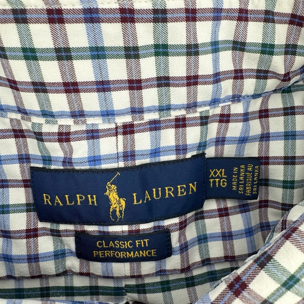 Polo Ralph Lauren Classic Fit Performance Button Shirt XXL Plaid Lightweight - Picture 3 of 10
